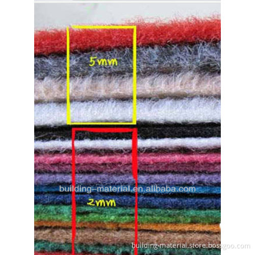 nonwoven needle punched exhibition carpet